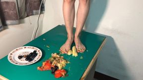 Barefoot Food Stomping