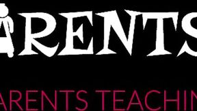 Redhead girl offers wet blowjob to grandma in bathroom