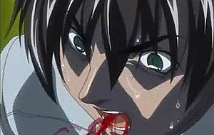 Bigboobs hentai coed riding stiff cock in ritual sex