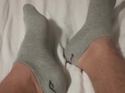 My tired feet after a long day at uni