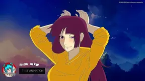 Hotaru Milf Anime Babe Shows Off Busty Ass In Sexy Cosplay Fantasy Scene