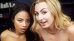 Game Of Truth Or Dare Leads To A Vr Threesome - Maya Bijou And Alexa Grace