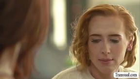 TS neighbor butt fucked by her neighbor