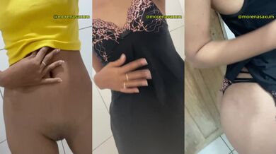 Brazilian teen solo in bathroom after college party