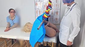 Madrasta leva enteada pela primeira vez ao ginecologista!