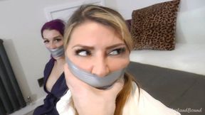 Roxxi & Carmen in: The Toxic Triumvirate Situation: Buxom Special Agent Meddlers STRICTLY Detained & Unable to Disrupt Transportation! (The Complete Story) (4K)