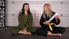 ROXI LEE EARNS HER WHITE KARATE BELT
