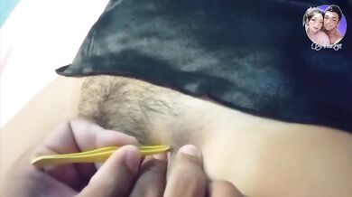 New241new.​ จับเมียถอนขน​ หีกะทิ​ pussy​ waxing