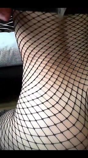 Watch Me Twerk My Big Ass in a Fishnet Outfit - I'm Feeling Horny!