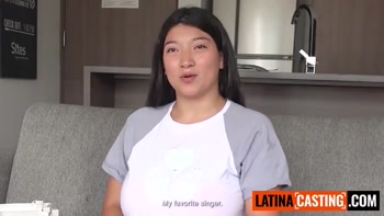 This church-going amateur ASIAN LATINA with huge natural tits said she would never cheat... ended up riding me