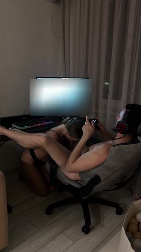 Tired of Waiting for Him to Play Enough and Insert His Cock