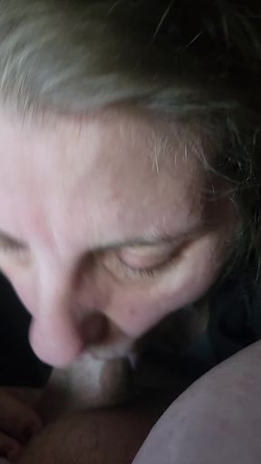 MILF hot wife gets a facefuck and enjoys a homemade blowjob
