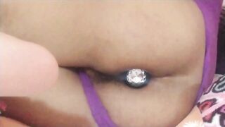 Purple Leotard Pt.nine My Bunghole