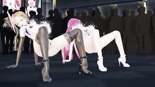 MMd r18 Hottie bitch addicted to tiny and smelly of uncircumcised cock 3d cartoon