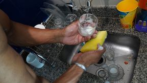 Family taboo - Mature mom and teen daughter seduce dad