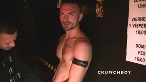 Sex humliation with Jean Fabre and Latino slut in sling