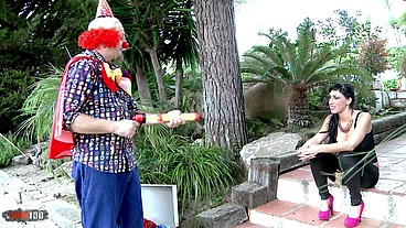 Suhaila Hard y Terry Reid La polla del Payaso