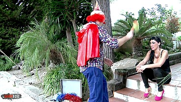 Suhaila Hard y Terry Reid La polla del Payaso