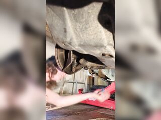Mechanic Nude on My Car