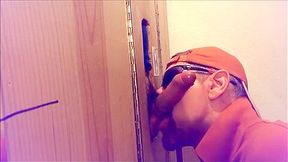 Gloryhole: Xtube friend boocharmer visits the gloryhole