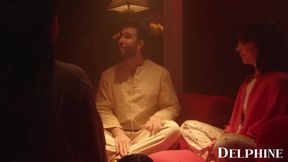 Spiritual Awakening Turns To A Wild Foursome- Couple Swapping - Delphine Films