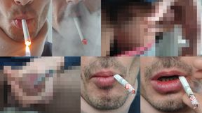 Dick smokes Muratti Red 100s and masturb IYF 190125