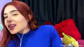 Your Colombian girlfriend grinds your lap while moaning ASMR porn