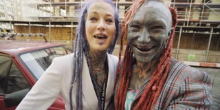 Behinde the scene XBIZ awards Berlin - Anuskatzz and Lily lu visit the show and enjoy the adult time