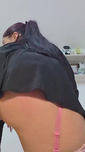 This Is Another 4K Video W Very Small Pink G-string Tucked