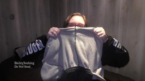 sweat pant smelling tease