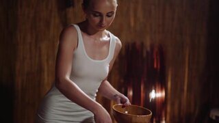 What can be better than a sensual body rub from a hot slut?