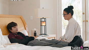 Asian teen gets lucky with big-ass MILF teacher Dana Vespoli