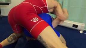 Young Guys Were Engaged in Wrestling, but Got Excited and Began to Fuck