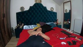 Lazy Morning Masturbation &ndash_ Topless in Sweatpants &amp_ So Wet ️ 233