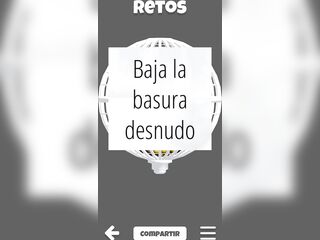 Reto 068 - Cazado bajando la basura desnudo
