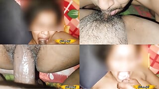 Indian girl injoying Hir pussy licking, Desi Girlfriend Chudai &amp; blowjob cum in mouth, Indian girlfriend Hard sex &amp; deepthroat
