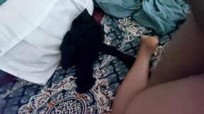 Desi Wife Doggy Style in Saree in Her Birthday with Husband