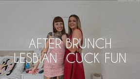 AFTER BRUNCH LESBIAN CUCK FUN WITH RIMMING!