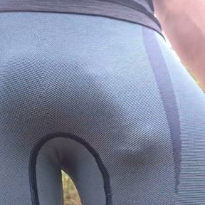 New round my bulge in public