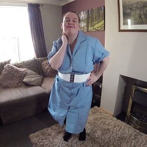 wife in Nurse Uniform with Big Tits