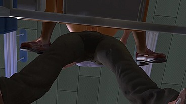 Asian Girl Studying while getting Anal - 3D Hentai
