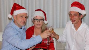 Jenna's kerstcadeau is hard