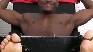 Erotic Threesome - Black Beauties Bondage Babe Fucked Hard By Two Hunks