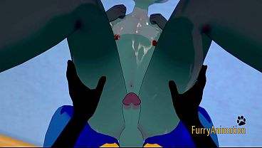 Anima Crossing Pokemon Furry Yaoi 3D - Lucario &amp_ Raymond blowjob and fucked - Anime Manga Yiff Japanese Gay