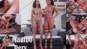 Qween Goddess Dominates Luna Brunette Then Both Get By Huge Cocks