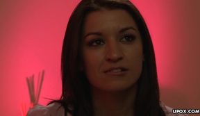 Ann Marie Rios and Zoe Britton,two brunette lesbians,have a great time.