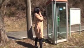 Japanese Maid Seduced in Car – Guy Touches Her Wet Beaver Slowly