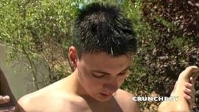Two seyx twinks fucking outdoor under the sun