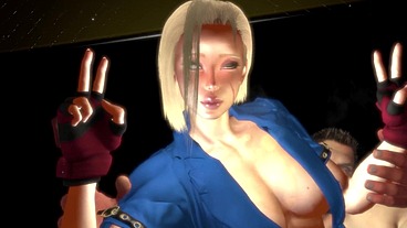 Cammy Sex Cage Fight - Street Fighter Parody
