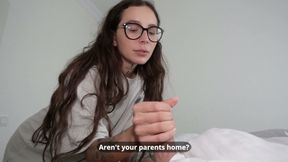 I Stole My Stepsister's Panties, and It Ended with an Intense Facial